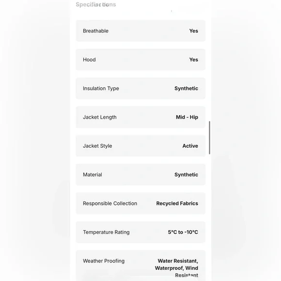 NWOT - PICTURE 
Sygna Jacket (Vanilla colour, XL please see measurements) - Picture 10 of 15